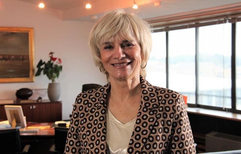 Hélène Sandragné, présidente du conseil départemental de l'Aude